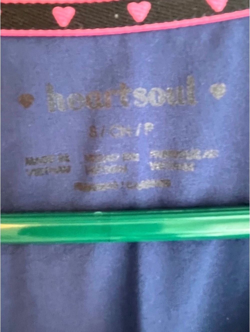 Women’s Heart and Soul Blue Nursing Scrub Top Small - Picture 7 of 8